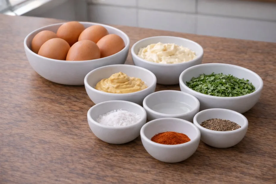 IMillion Dollar Deviled Eggs ingredients