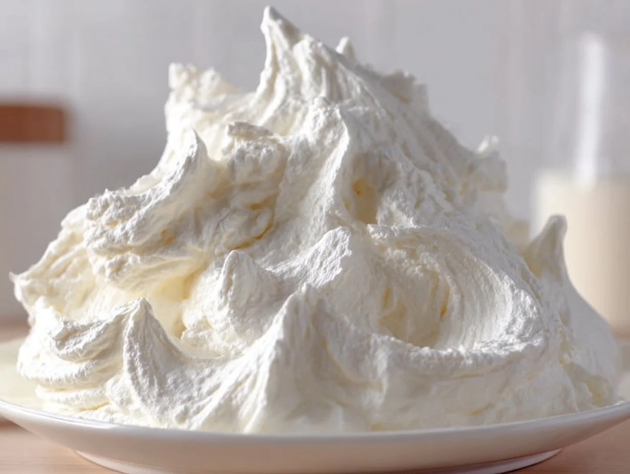 Homemade Marshmallow Cream spread on dessert