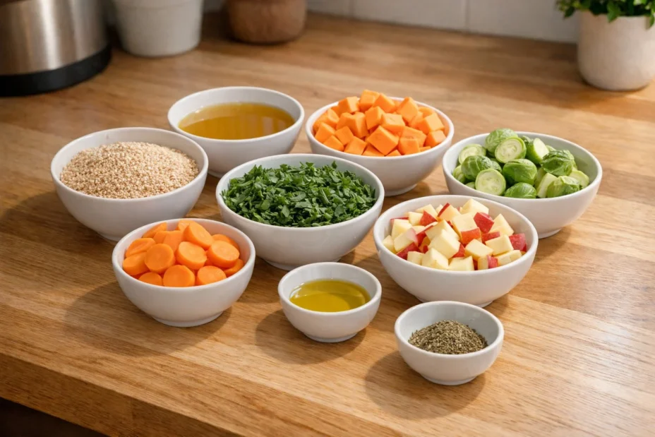 roasted vegetable quinoa bowl