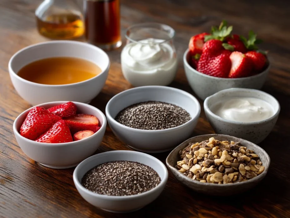 Strawberries and Cream Overnight Oats