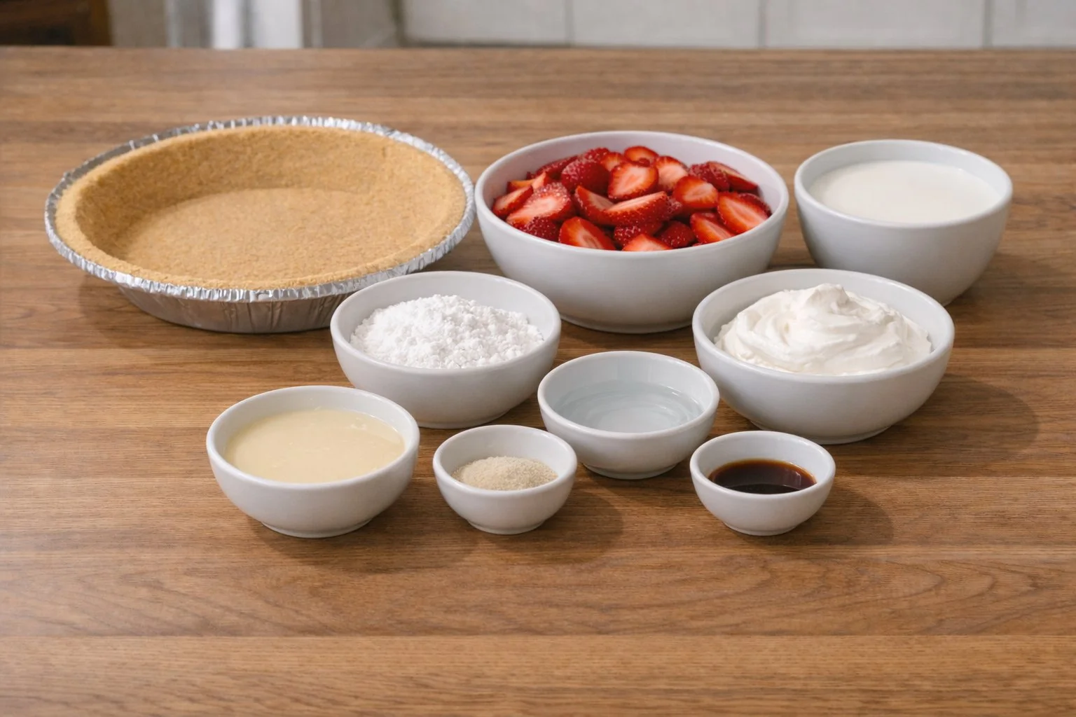 Strawberry Mousse Pie