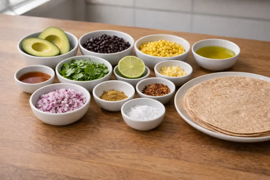 vegan quesadillas ingredients