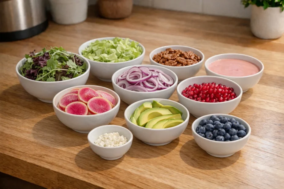 Blueberry and Pomegranate Salad