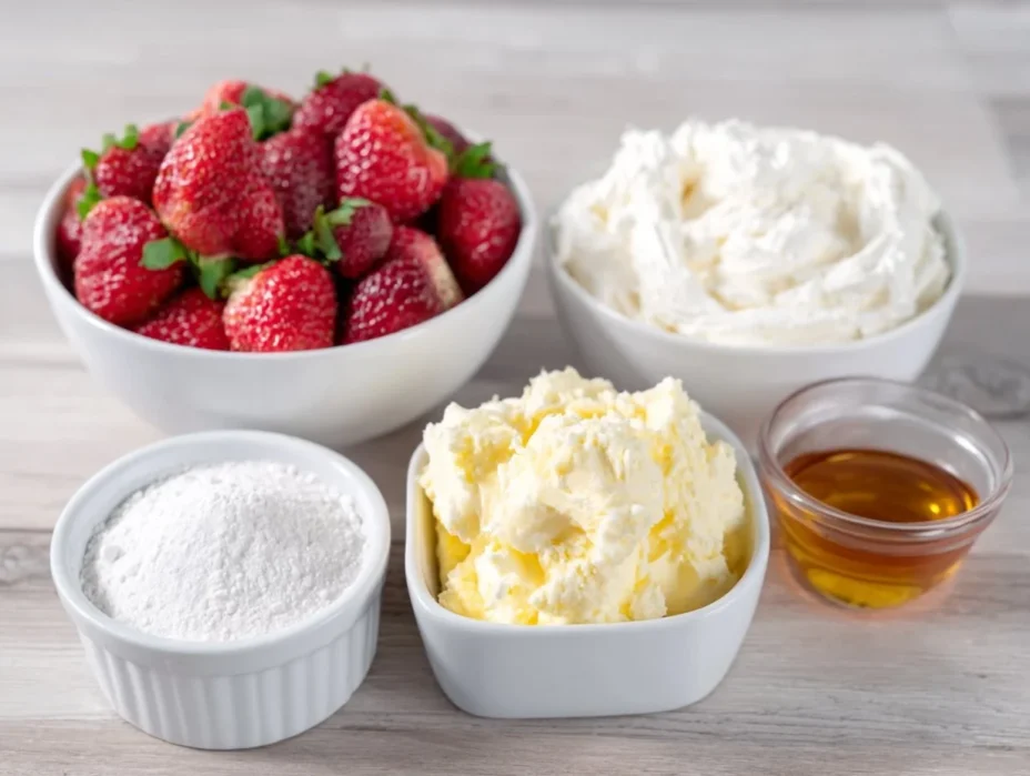 4-Ingredient Strawberry Mousse