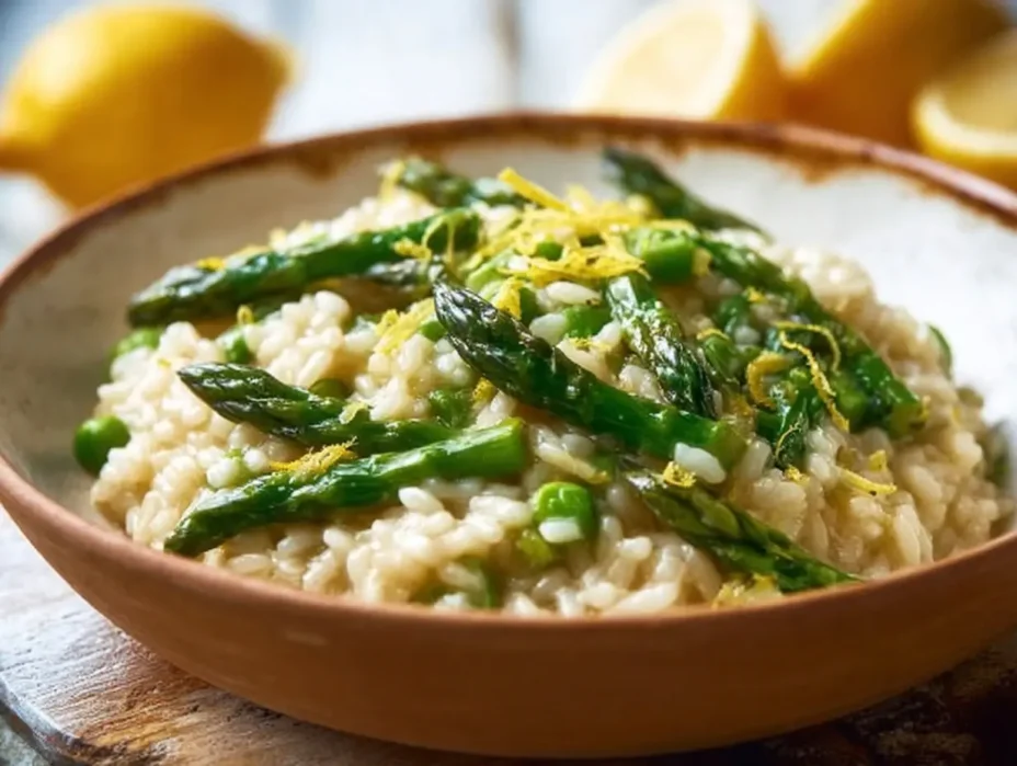 Lemon Asparagus Risotto recipe