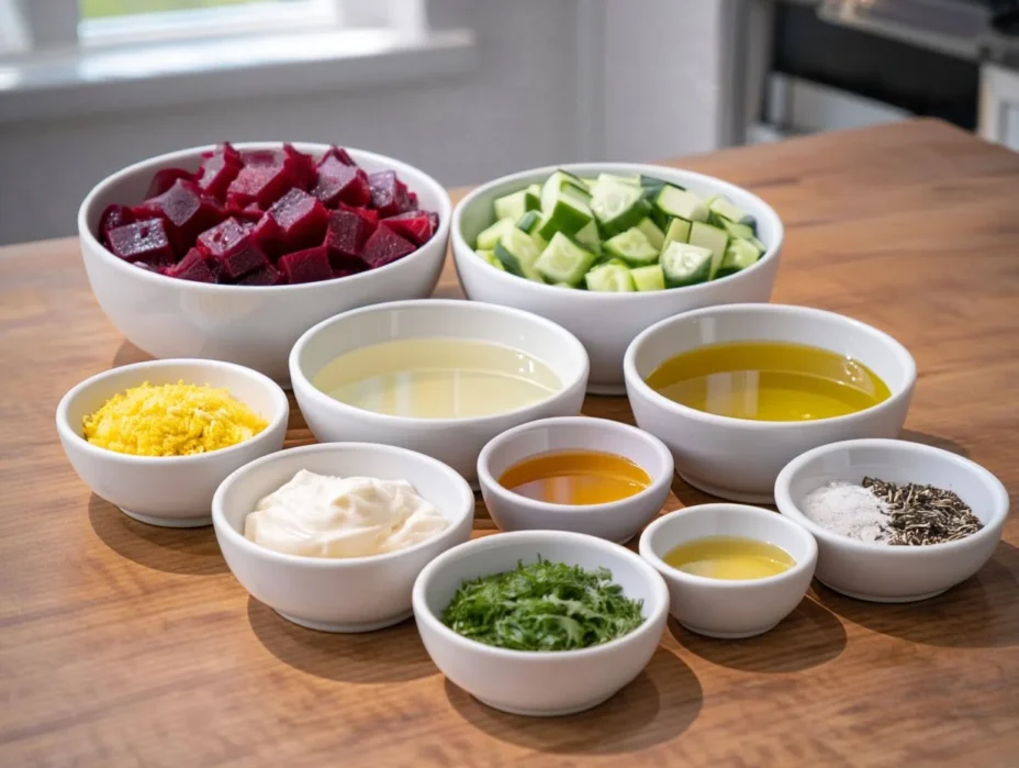 Beet and Cucumber Salad