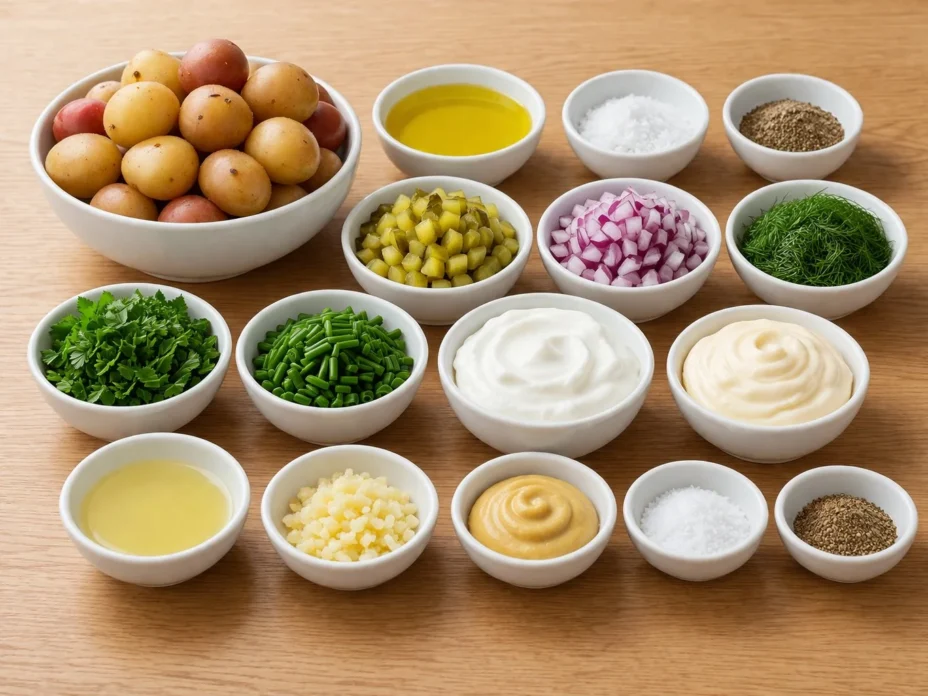 Crispy Smashed Potato Salad