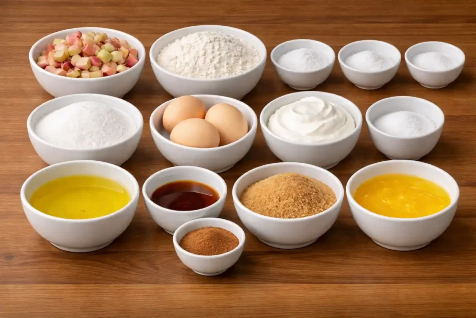 cinnamon swirl rhubarb bread