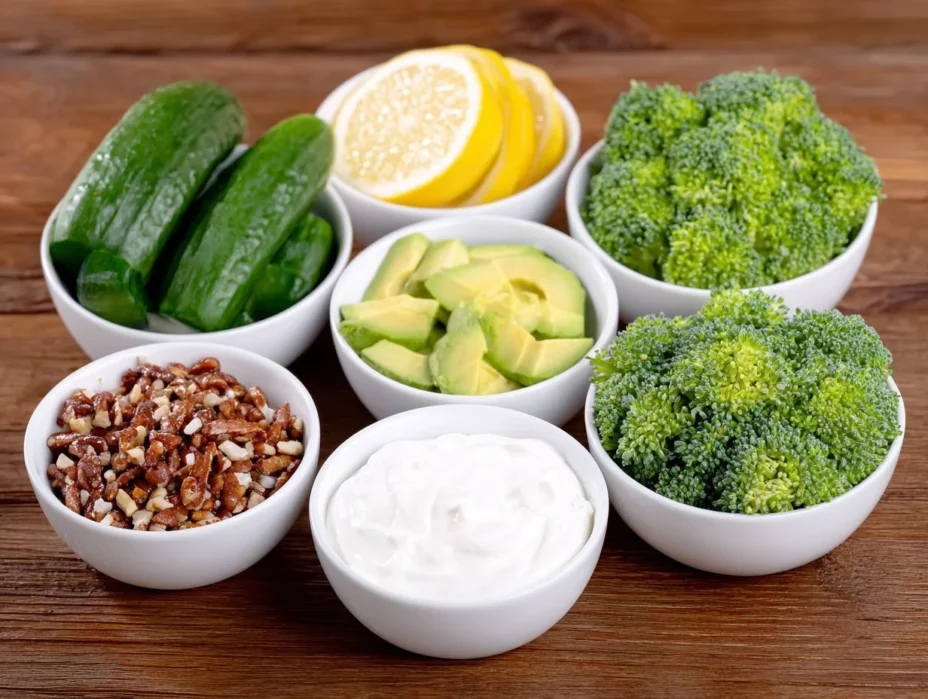 cucumber avocado broccoli salad