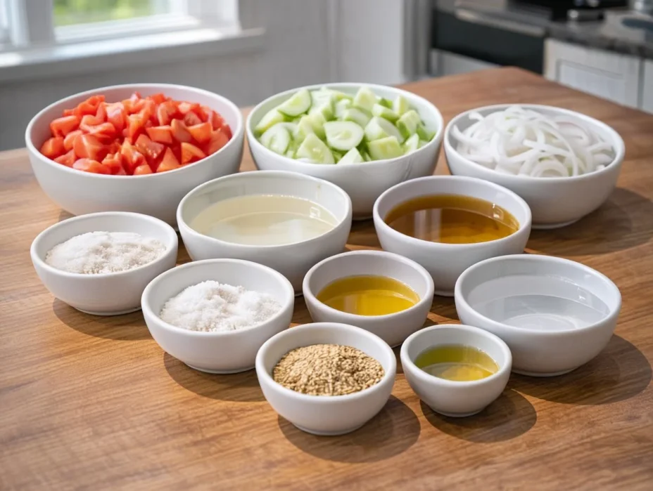 Cucumber Onion and Tomato Salad