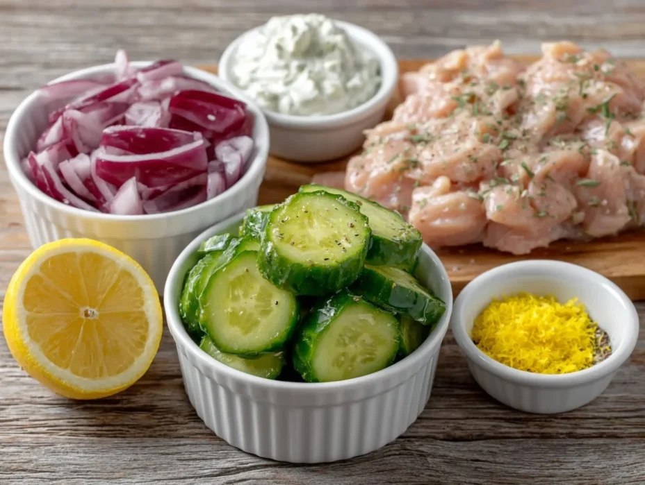 High Protein Cucumber Salad