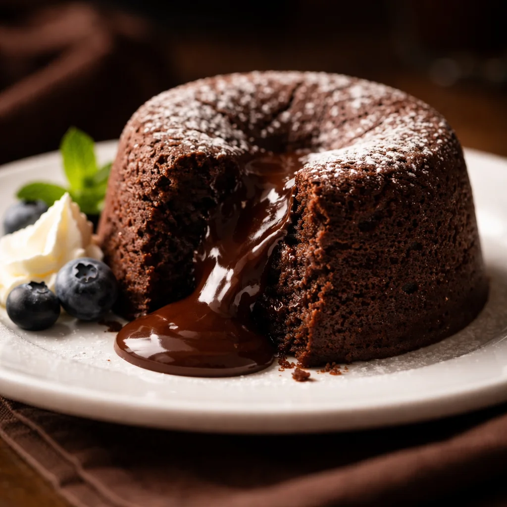 Chocolate Lava Cake in the Air Fryer