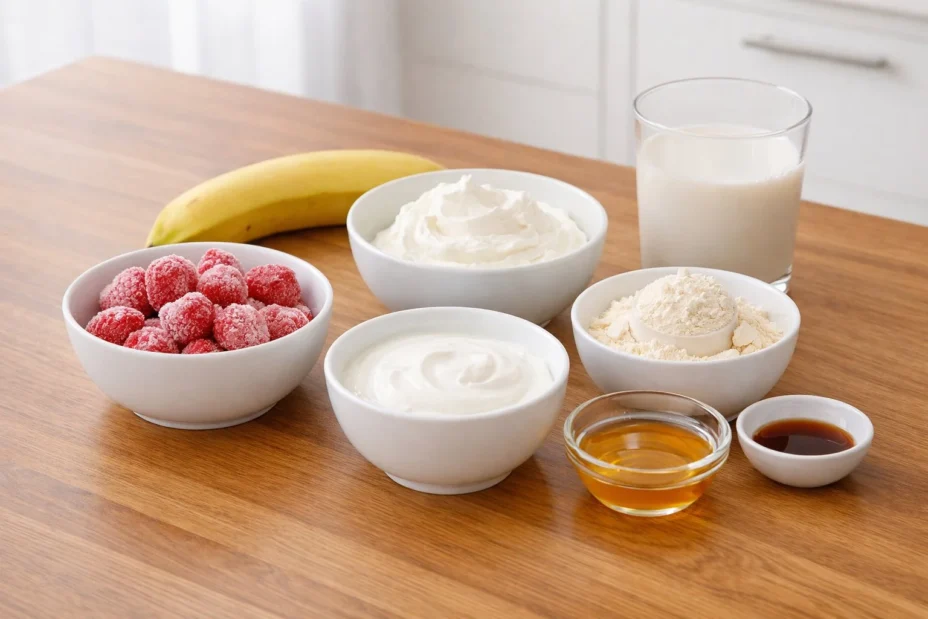 Strawberry Shortcake Protein Smoothie