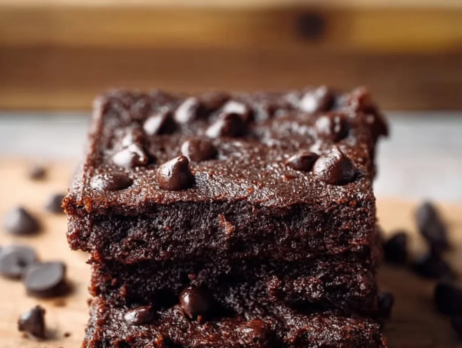 Vegan flourless banana brownies, a delicious and healthy dessert option.