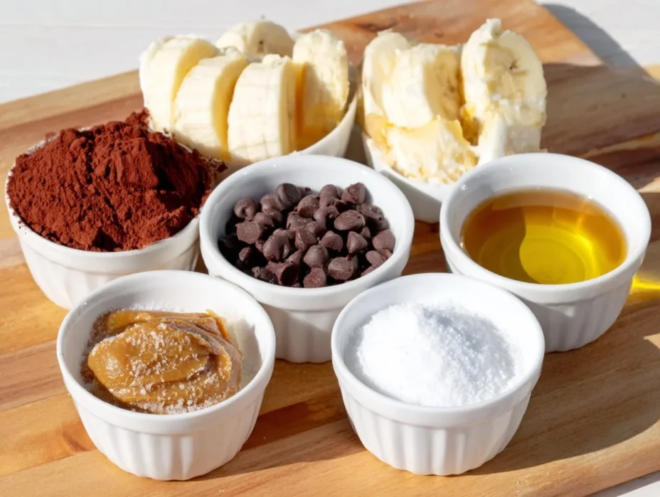 Vegan Flourless Banana Brownies