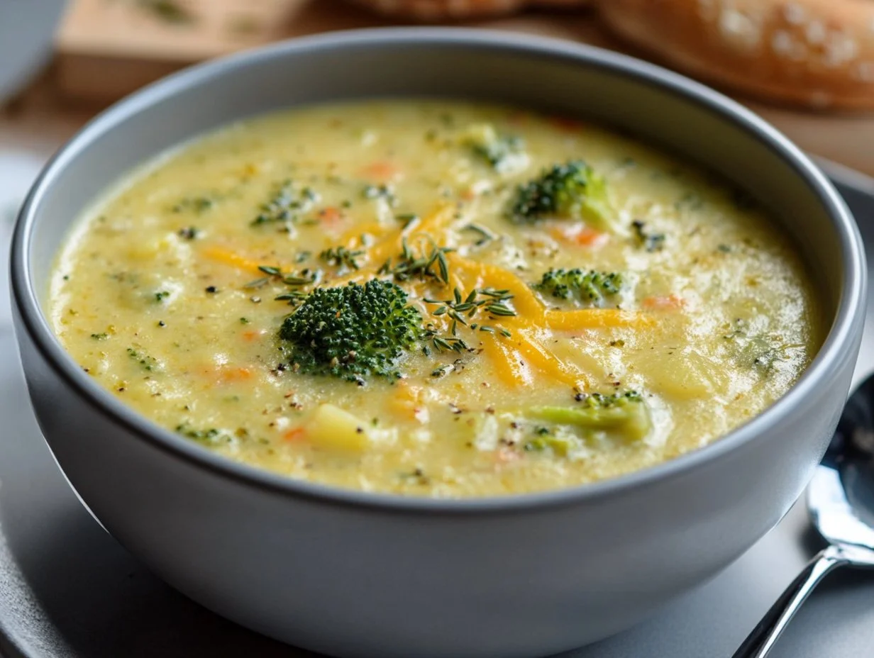 Broccoli Potato Cheese Soup Recipe