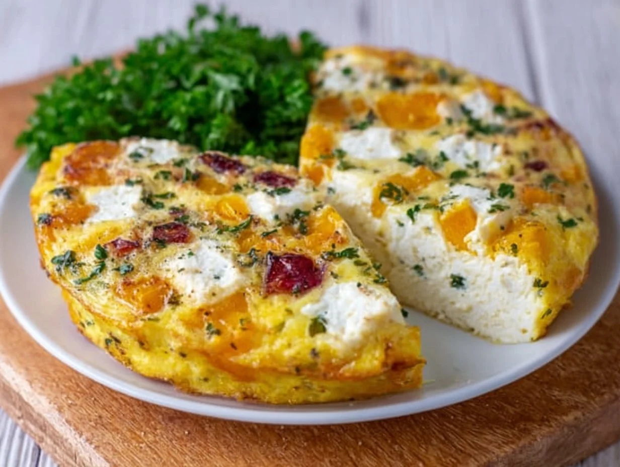 Creamy Feta Squash Frittata