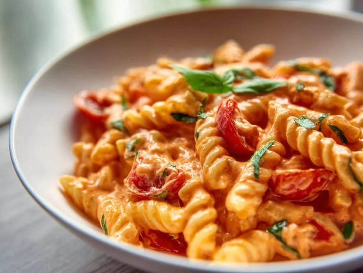 Creamy Vegan Cashew Tomato Pasta