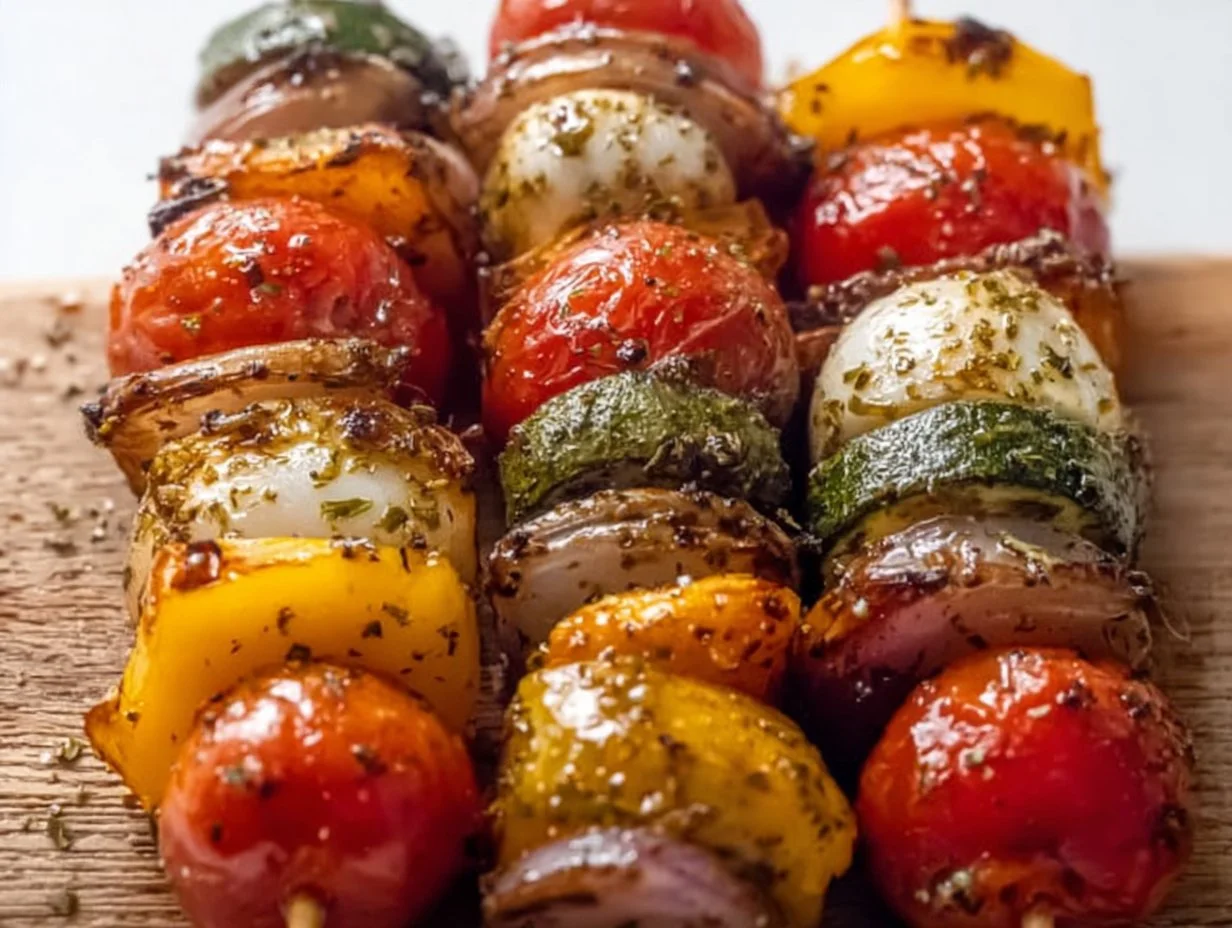 Easy Balsamic Vegetable Kebabs