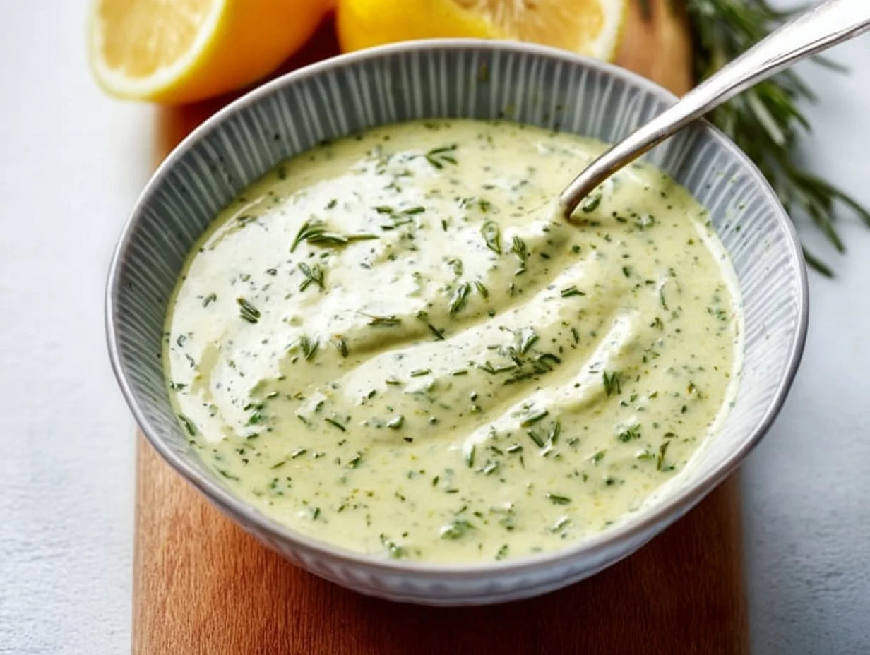 Fresh Lemon and Herb Tahini Sauce