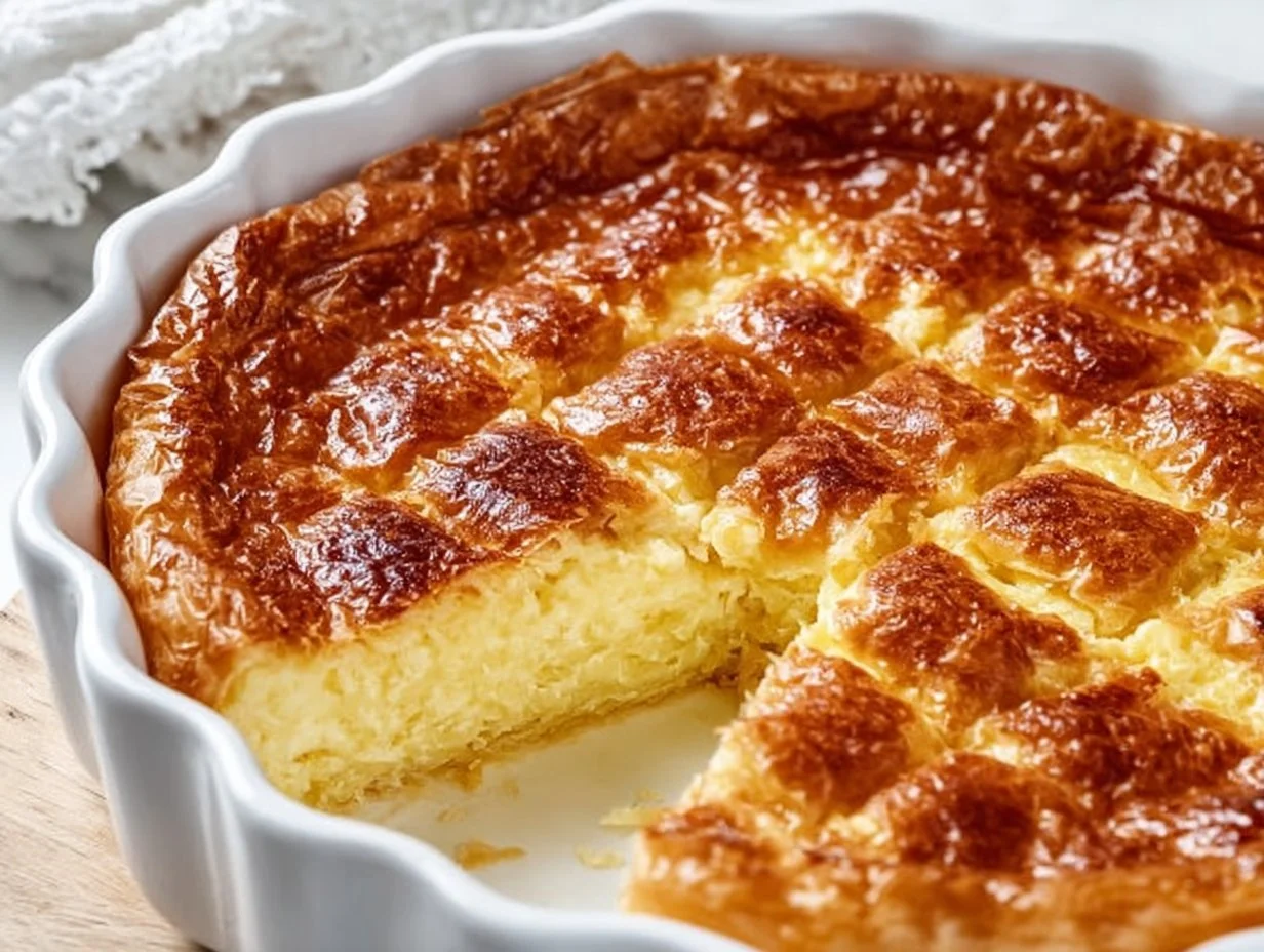Galaktoboureko Greek Custard Pie