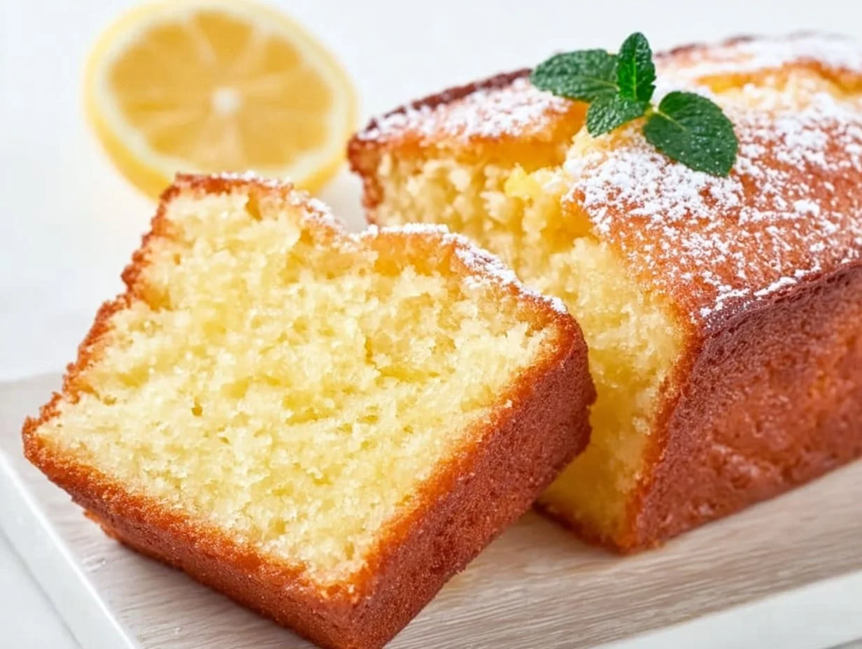 Moist Lemon Greek Yogurt Cake