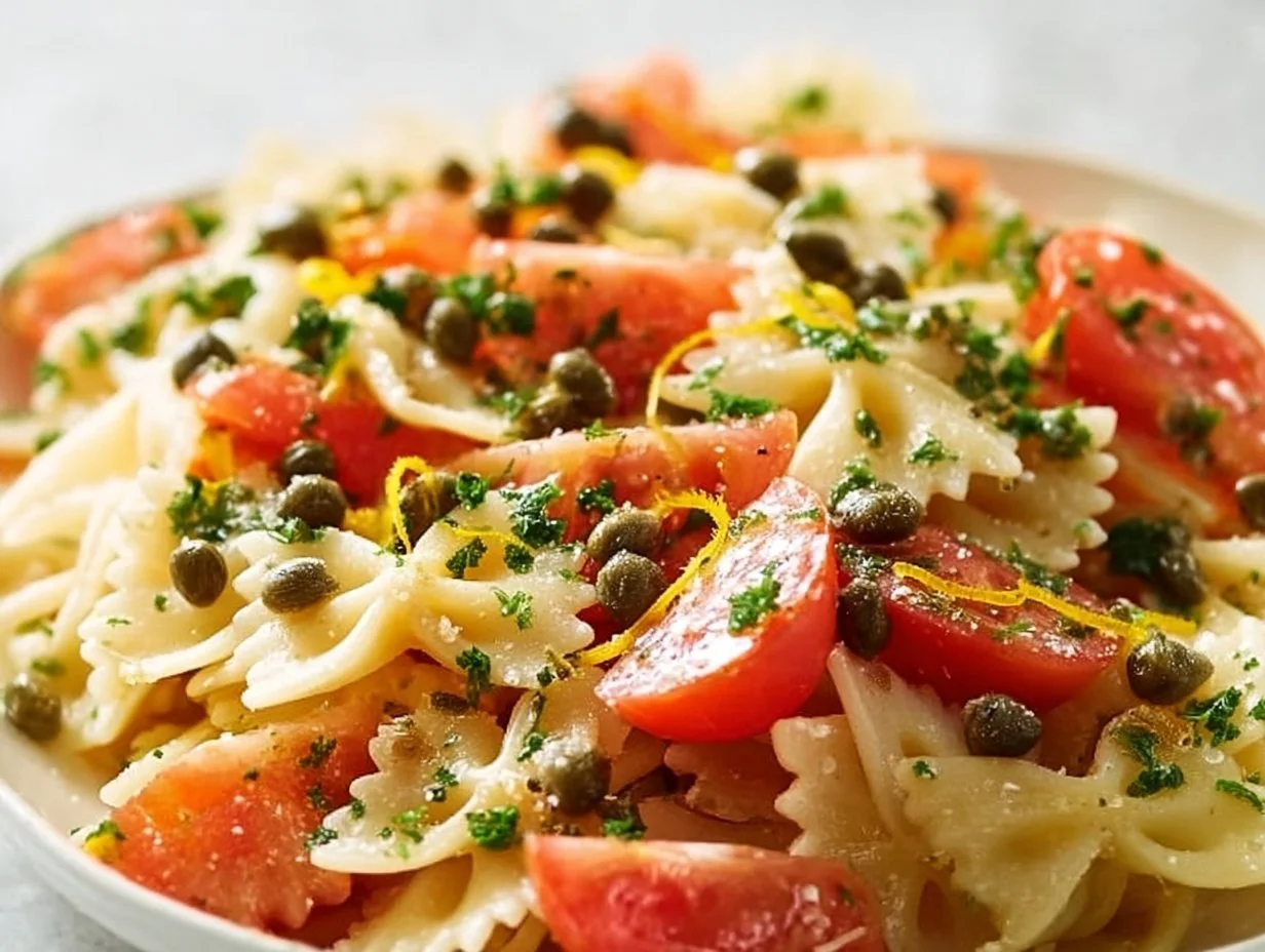 Pasta Salad with Capers and Tomatoes