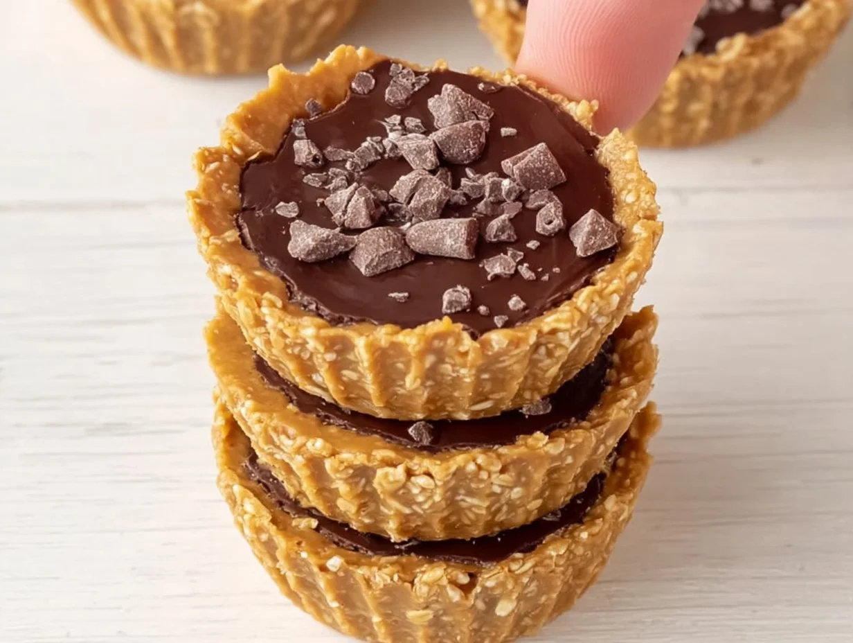 Peanut Butter Oat Cups | Healthy Snacks | Fit Foodie Finds