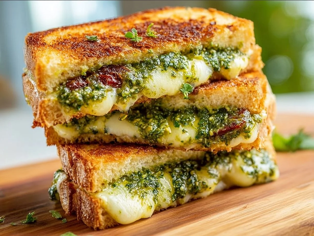 Pesto Grilled Cheese