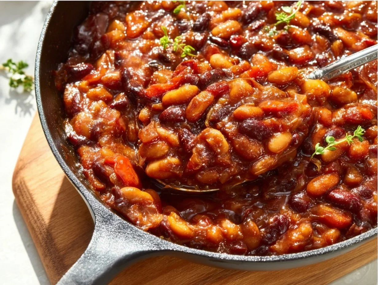 Skillet Barbecue "Baked" Beans