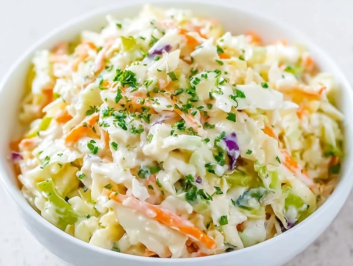 Simple Southern Creamy Coleslaw