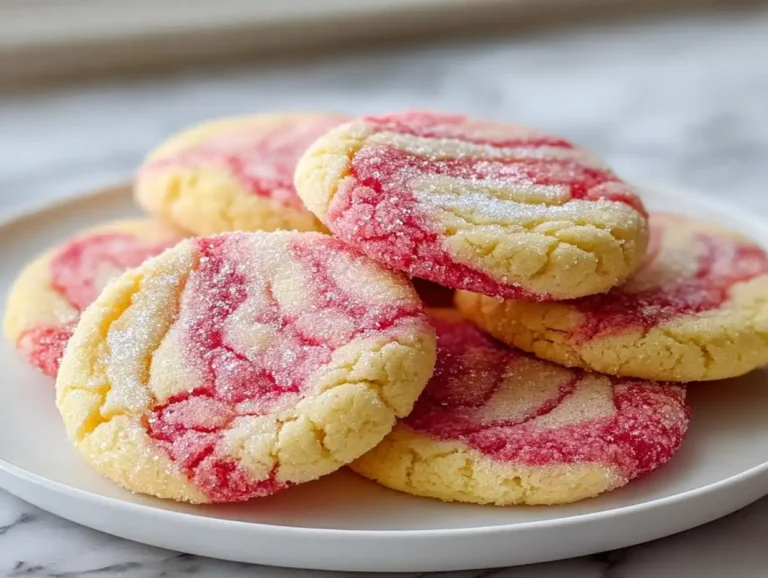 strawberry lemonade cookies