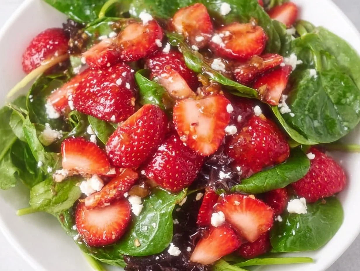 Strawberry Spinach Salad