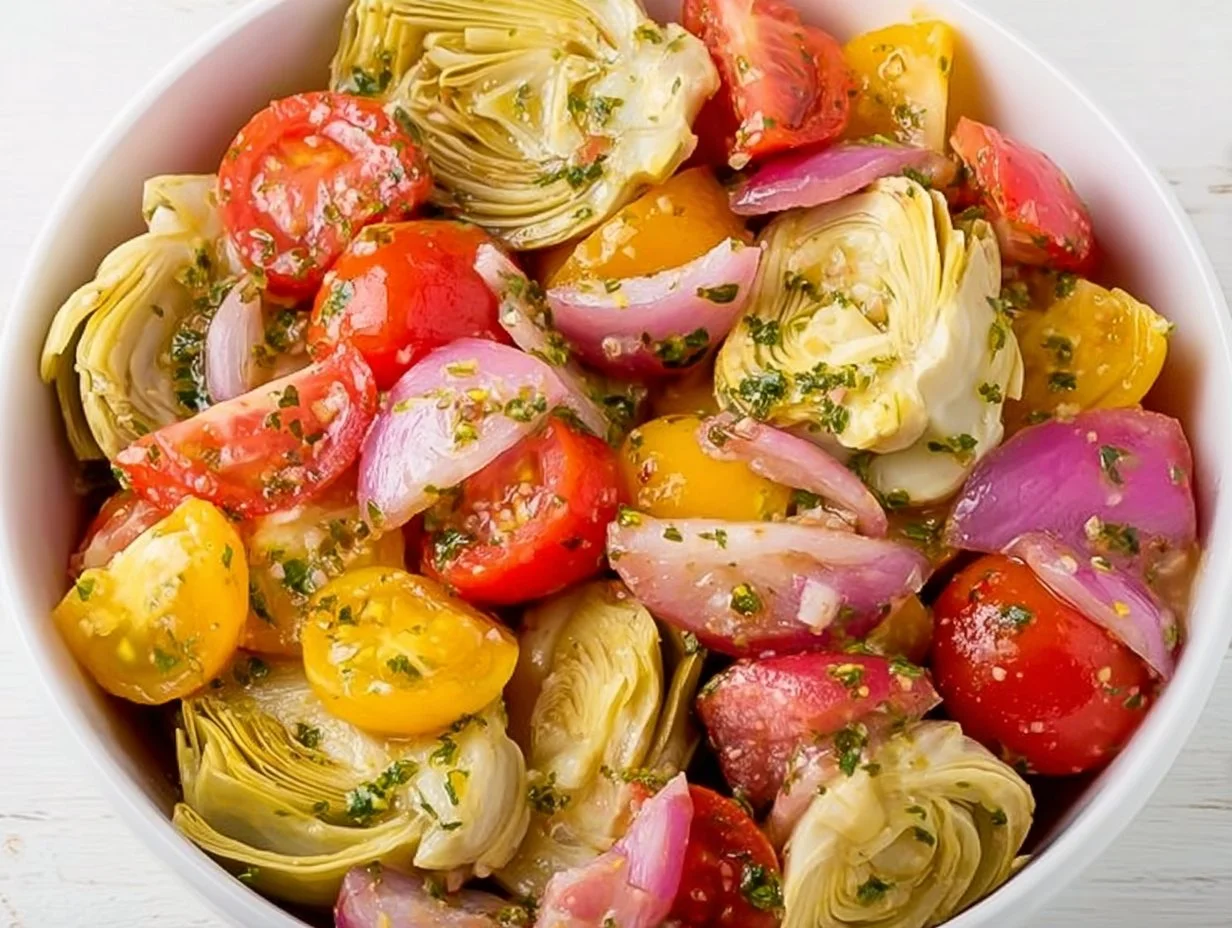 Tuscan Artichoke Tomato Salad