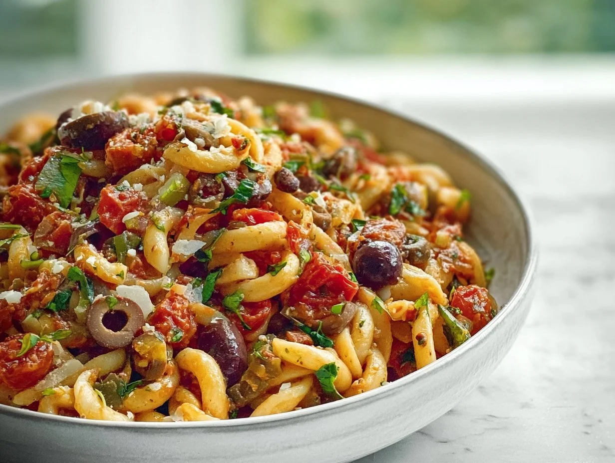 Vegan Puttanesca Pasta