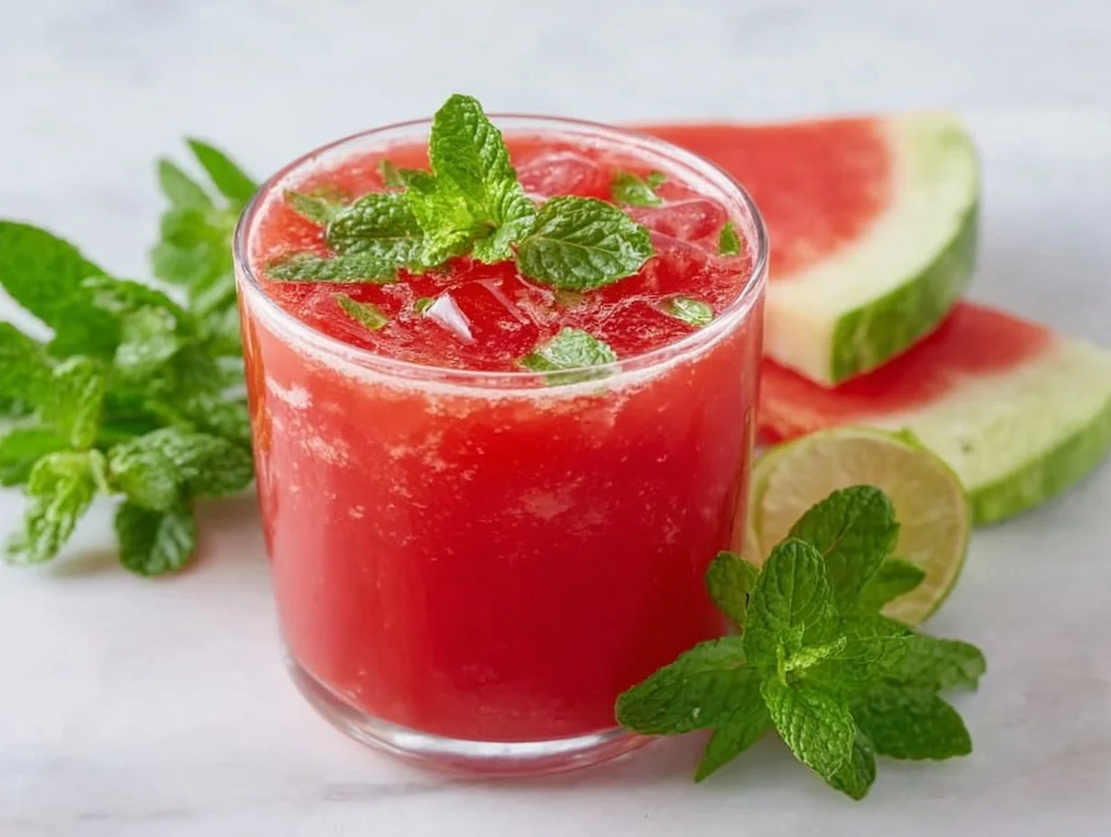 Watermelon Mint Lime Juice