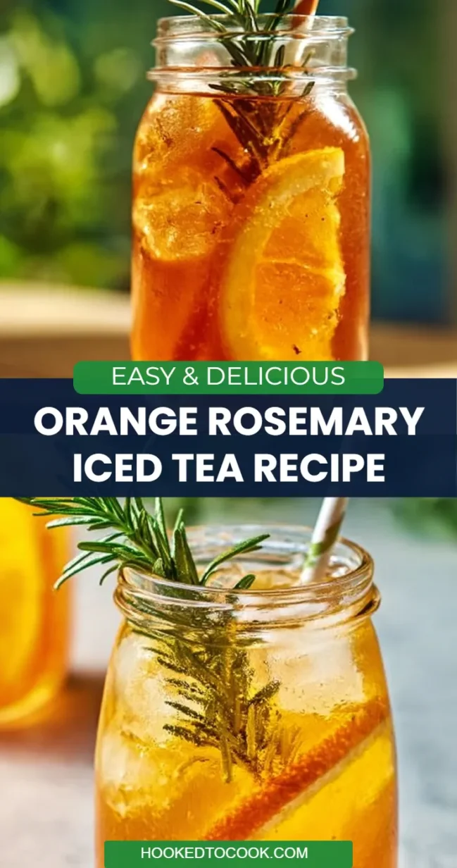Orange Rosemary Iced Tea Recipe