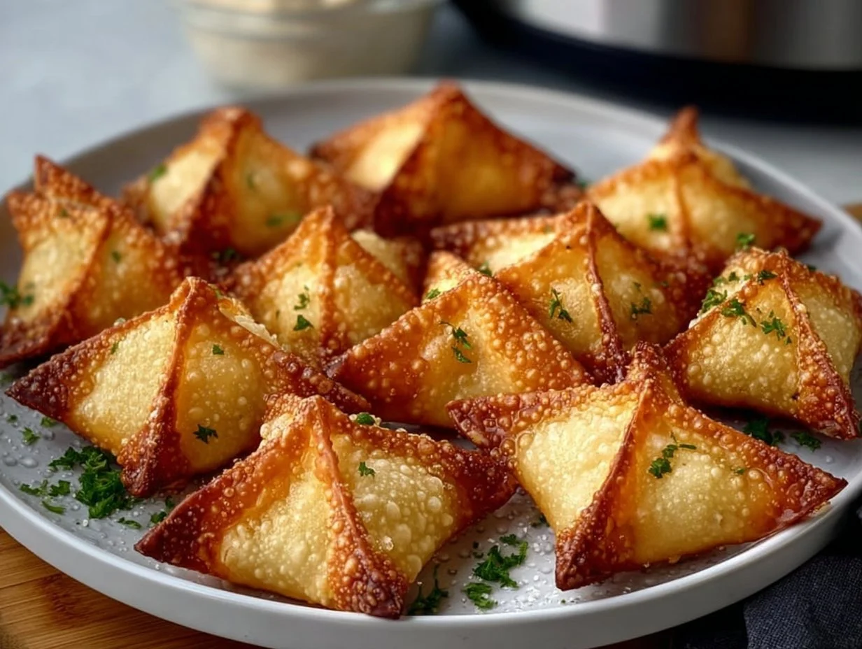 Air Fryer Cream Cheese Wontons