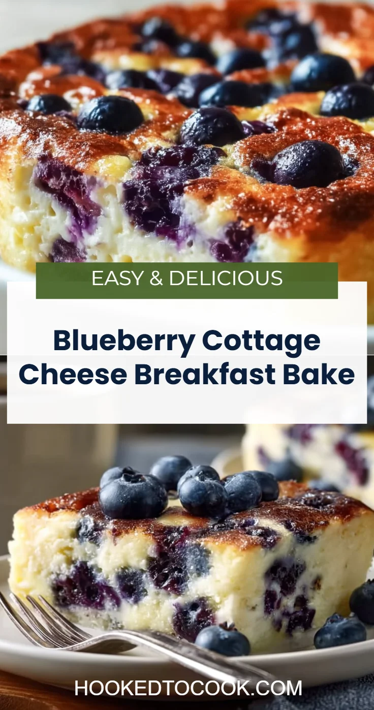 Blueberry Cottage Cheese Breakfast Bake Recipe