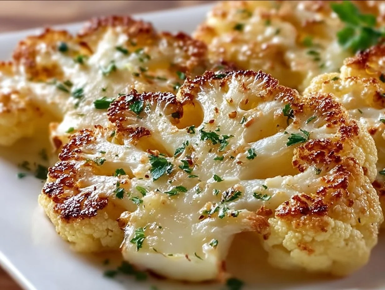 Cheesy Cauliflower Steaks