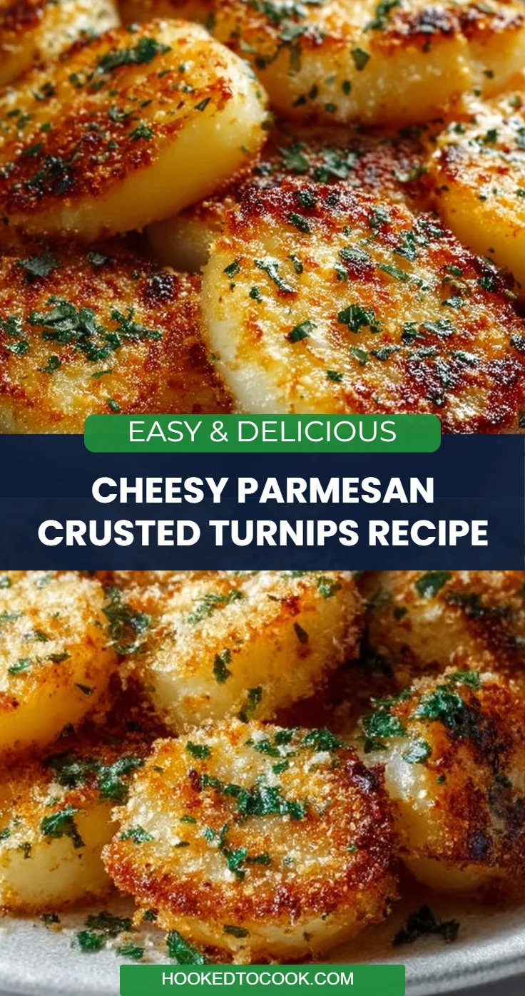 Cheesy Parmesan Crusted Turnips Recipe