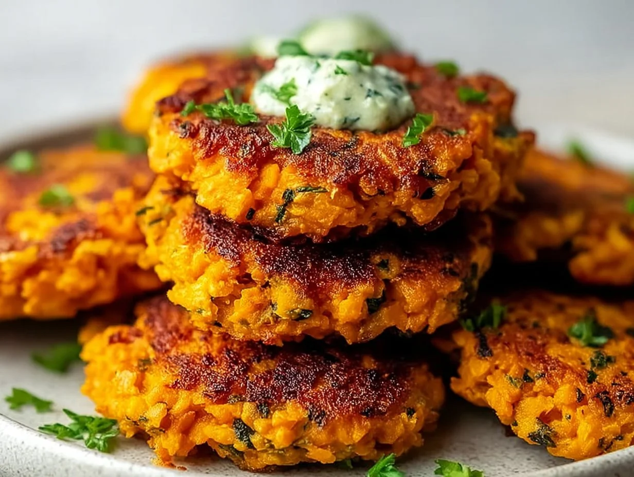 Chickpea and Sweet Potato Fritters