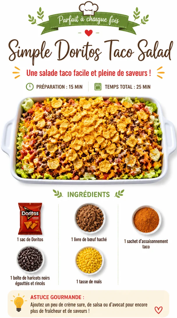 Simple Doritos Taco Salad