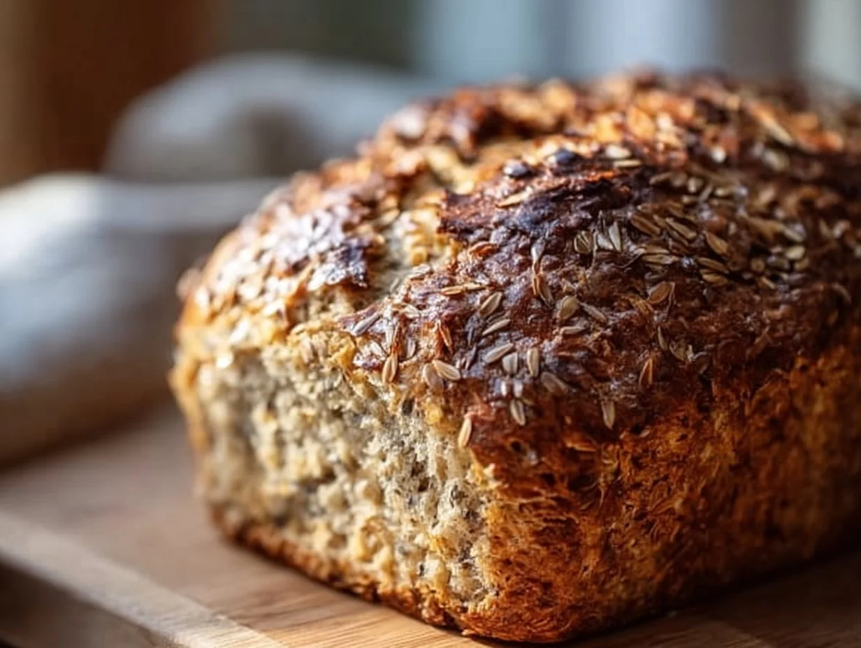 Healthy Flourless Flaxseed Bread