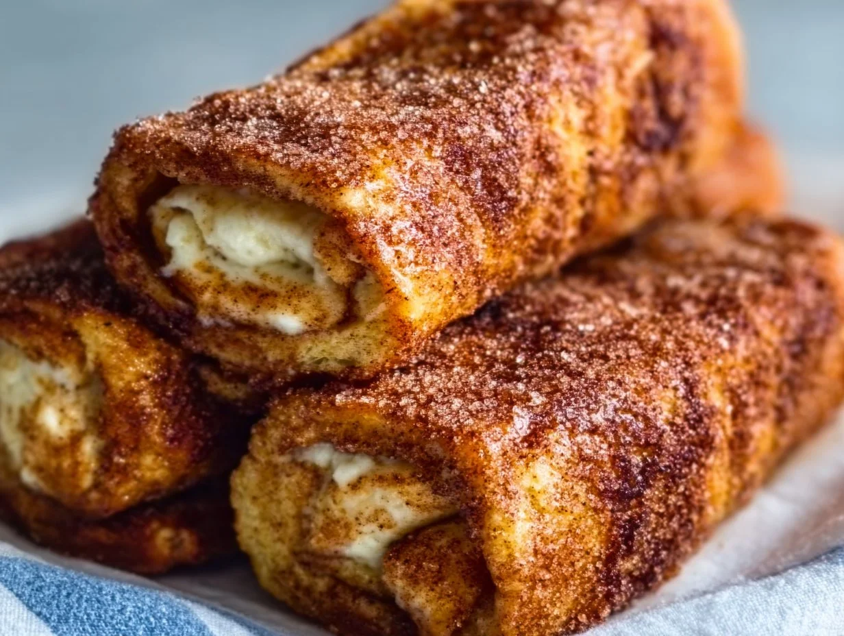 French Toast Roll-Ups with Cinnamon Sugar