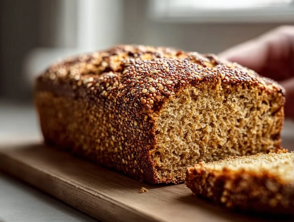 Gluten-Free Red Lentil Quinoa Bread