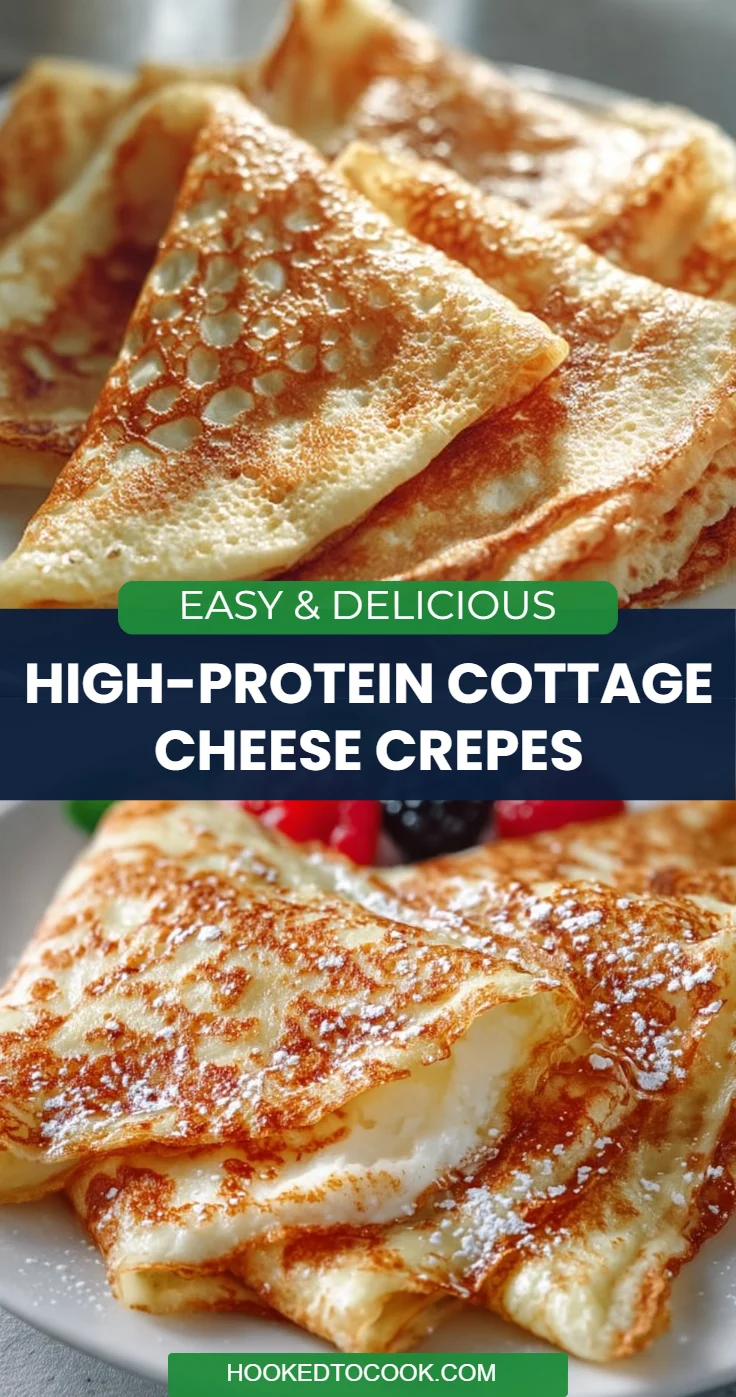High-Protein Cottage Cheese Crepes Recipe