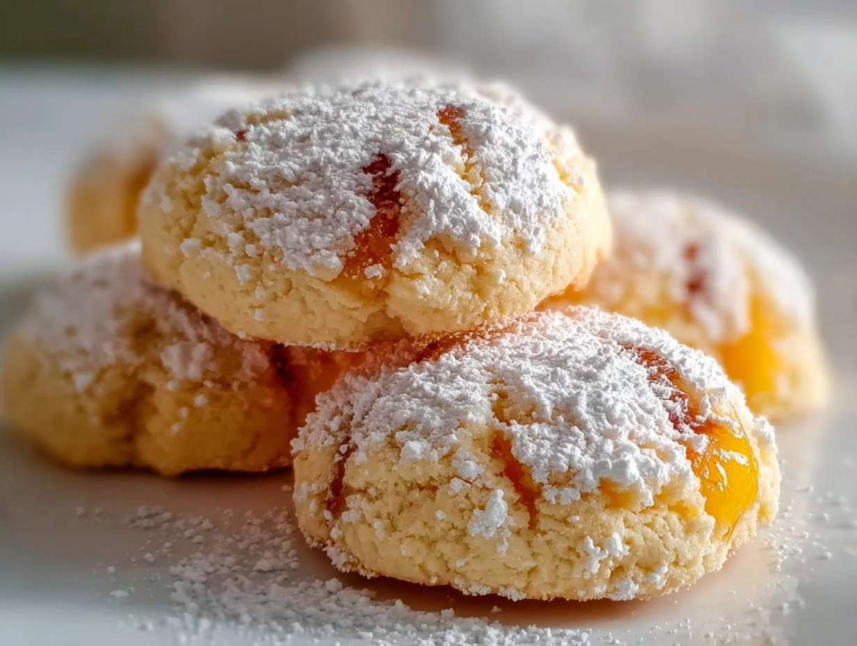 Italian Peach Summer Cookies