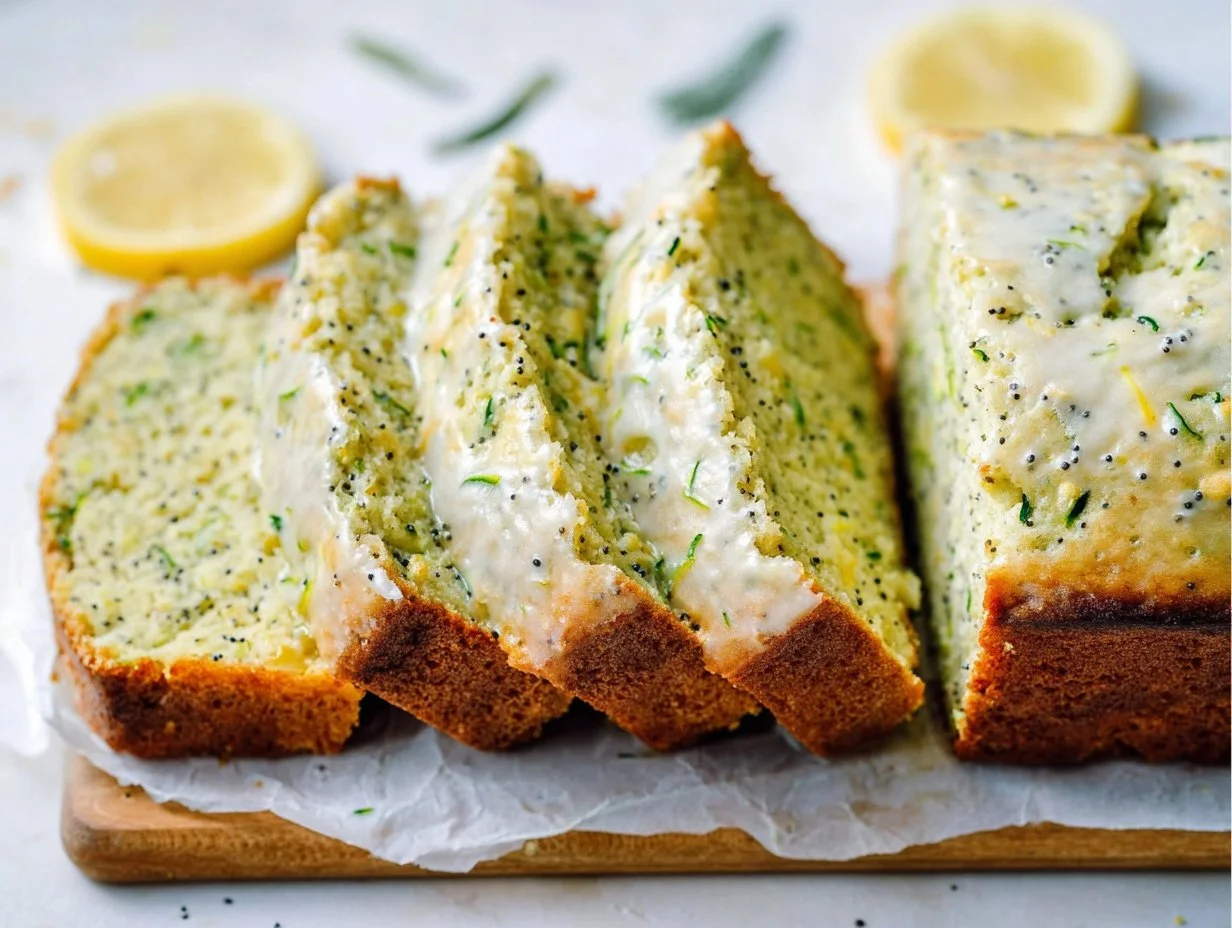 LEMON POPPY SEED ZUCCHINI BREAD