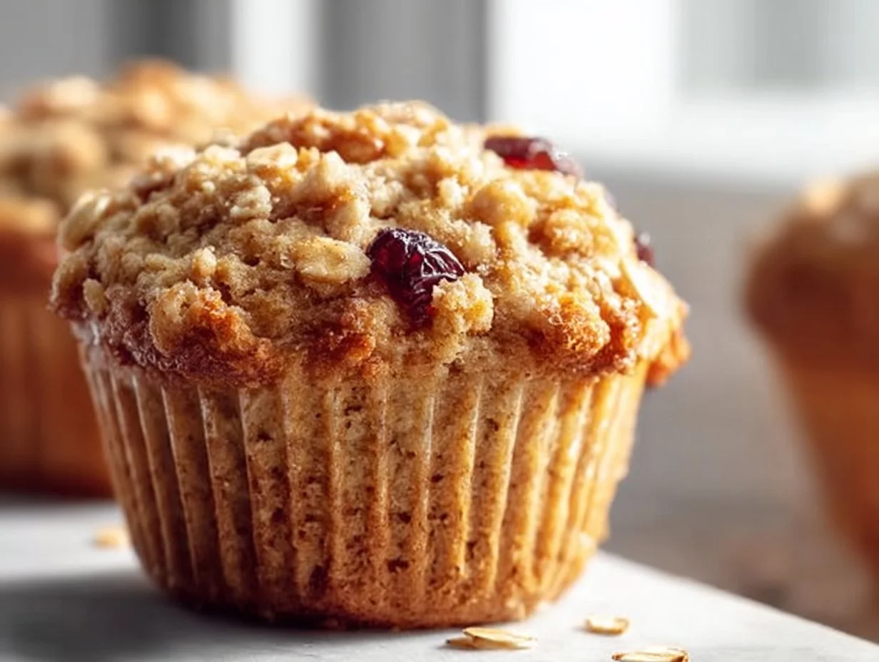 Oatmeal Applesauce Muffins